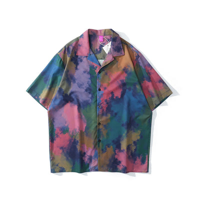 Camisa Retro Hip-Hop con Patrón de Piel de Serpiente para Hombre y Mujer - Image 7