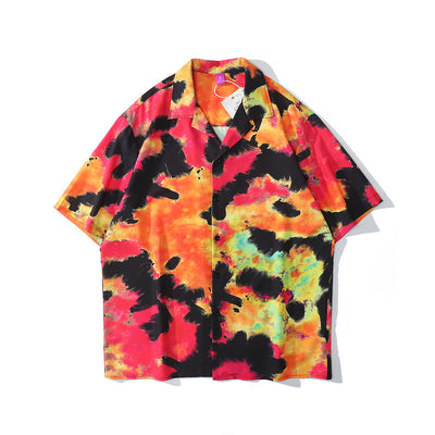 Camisa Retro Hip-Hop con Patrón de Piel de Serpiente para Hombre y Mujer - Image 8