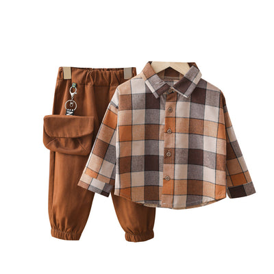 Conjunto Infantil de Primavera y Otoño Estilo Internacional