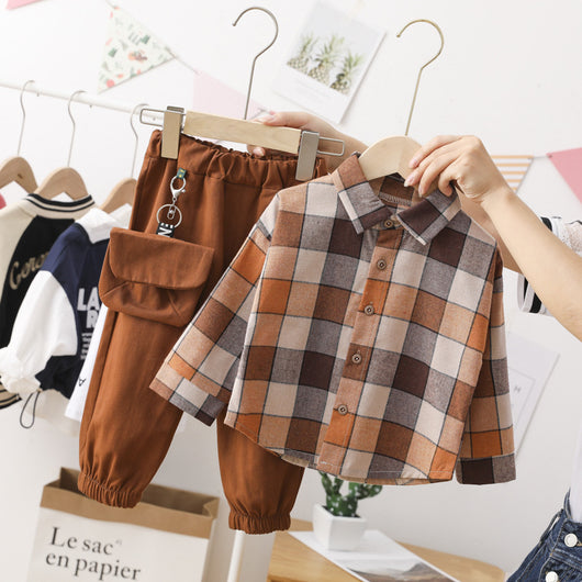 Conjunto Infantil de Primavera y Otoño Estilo Internacional - Image 4