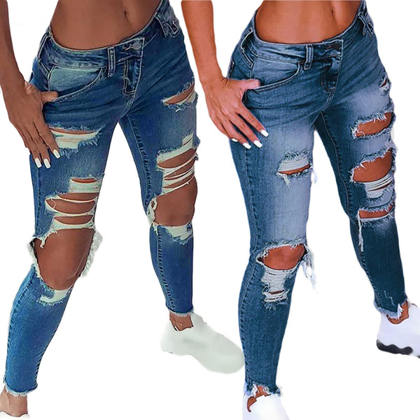 Jeans Rotos Estilo Urbano para Mujer
