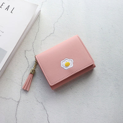 Billetera Compacta para Mujer con Cierre - Diseño Coreano Textura Lichi - Image 12