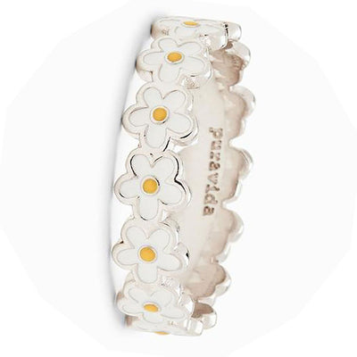 Anillos de Flores en Resina Epóxica para Mujeres - Diseño Bohemio Romántico - Image 9