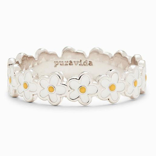 Anillos de Flores en Resina Epóxica para Mujeres - Diseño Bohemio Romántico - Image 10