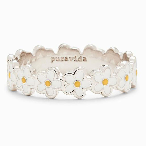 Anillos de Flores en Resina Epóxica para Mujeres - Diseño Bohemio Romántico - Image 2