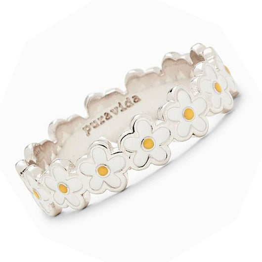 Anillos de Flores en Resina Epóxica para Mujeres - Diseño Bohemio Romántico - Image 4