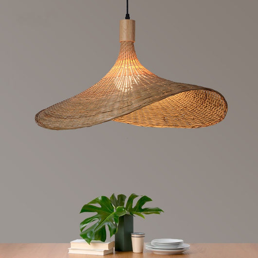 Lámpara Colgante de Bambú Artesanal Estilo Japonés - Image 10