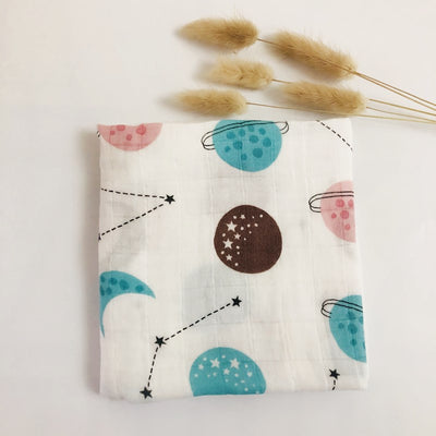 Babero Cuadrado Multiusos con Estampado de Dibujos Animados para Bebé - Image 3
