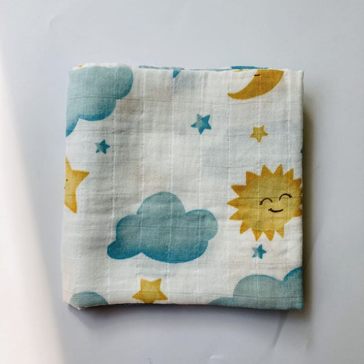 Babero Cuadrado Multiusos con Estampado de Dibujos Animados para Bebé - Image 10