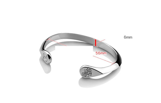 Pulsera de Plata 925 Unisex Diseño Minimalista Japonés y Coreano - Image 2