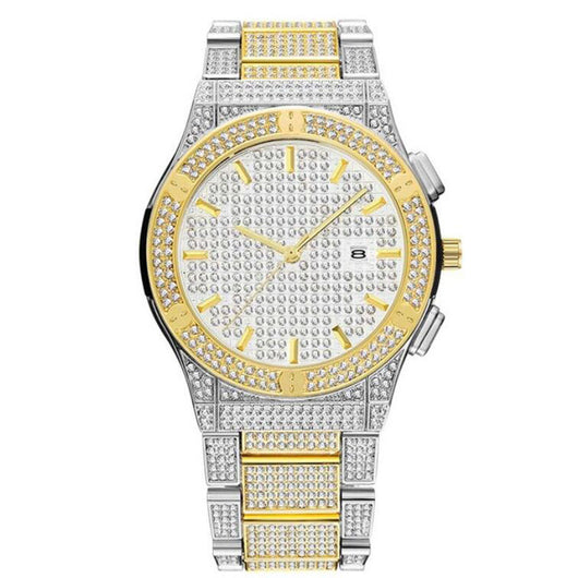 Reloj Británico de Lujo para Hombre con Diamantes y Aleación Resistente al Agua - Image 14