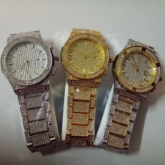 Reloj Británico de Lujo para Hombre con Diamantes y Aleación Resistente al Agua - Image 11