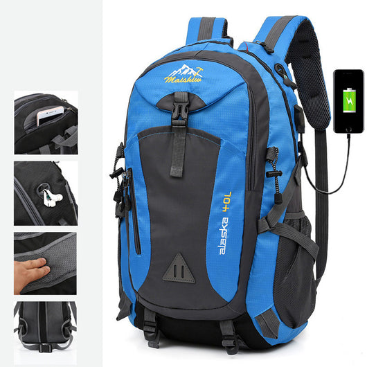Mochila de Viaje Ligera de Gran Capacidad para Senderismo y Aventura - Image 9