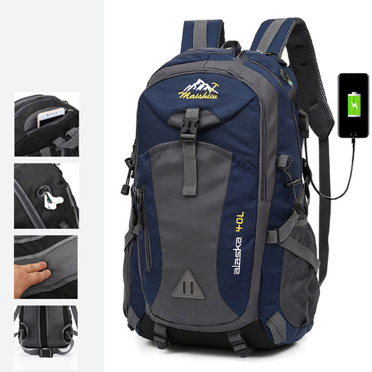 Mochila de Viaje Ligera de Gran Capacidad para Senderismo y Aventura - Image 6