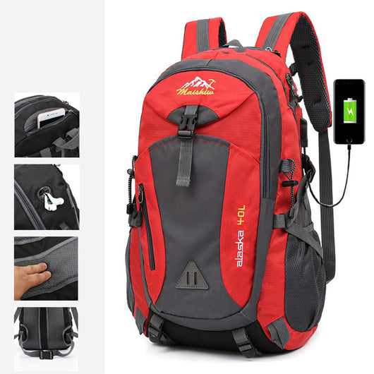 Mochila de Viaje Ligera de Gran Capacidad para Senderismo y Aventura - Image 7