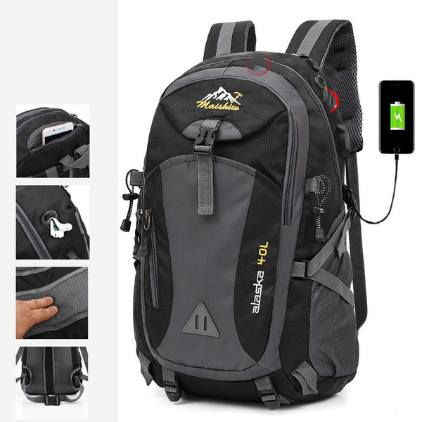 Mochila de Viaje Ligera de Gran Capacidad para Senderismo y Aventura - Image 3