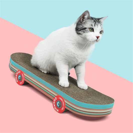 Rascador Ondulado para Gatos - Juguete Interactivo de Cartón Corrugado - Image 5