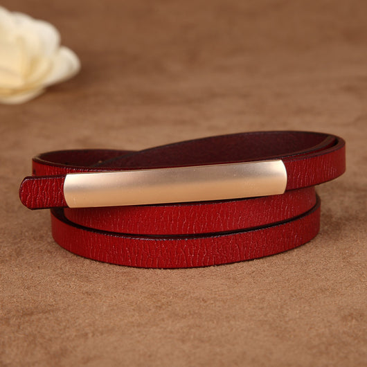 Cinturón Fino Multiuso para Mujer - Ideal para Jeans y Outfits Casuales - Image 5
