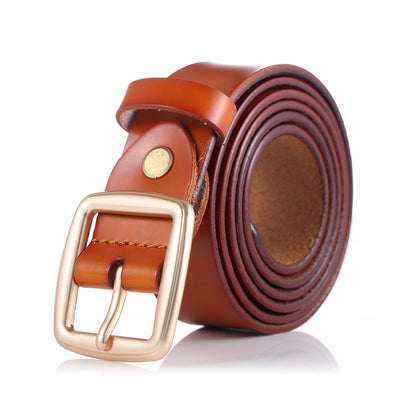 Cinturón Coreano con Hebilla de Cobre Imitado - Estilo Moderno y Versátil - Image 7