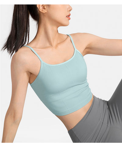 Top Deportivo para Yoga con Soporte de Pecho y Espalda Descubierta