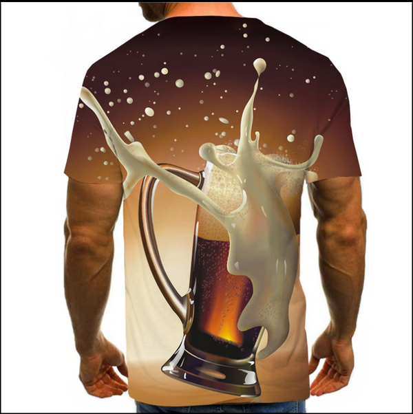 Playera Cervecera con Estampado Digital 3D