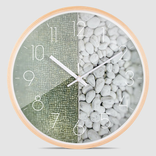 Reloj de Pared Silencioso en Madera Maciza - Diseño Minimalista Decorativo