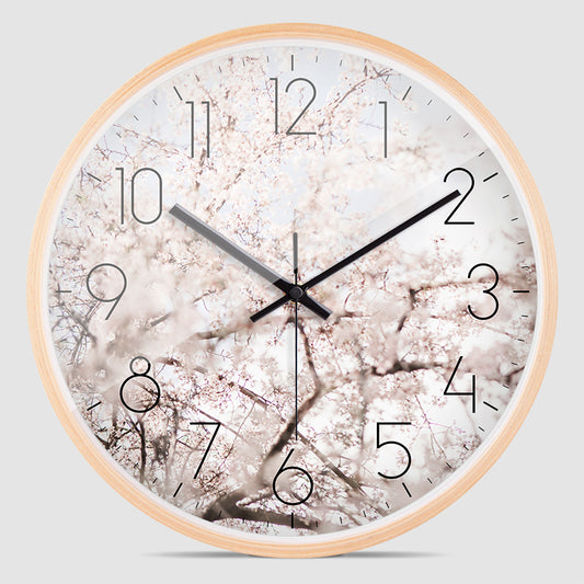 Reloj de Pared Silencioso en Madera Maciza - Diseño Minimalista Decorativo - Image 2