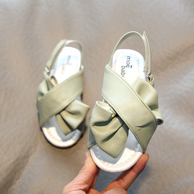 Zapatos Princesa con Moño para Niñas 1-3 Años - Suela Suave y Flexible