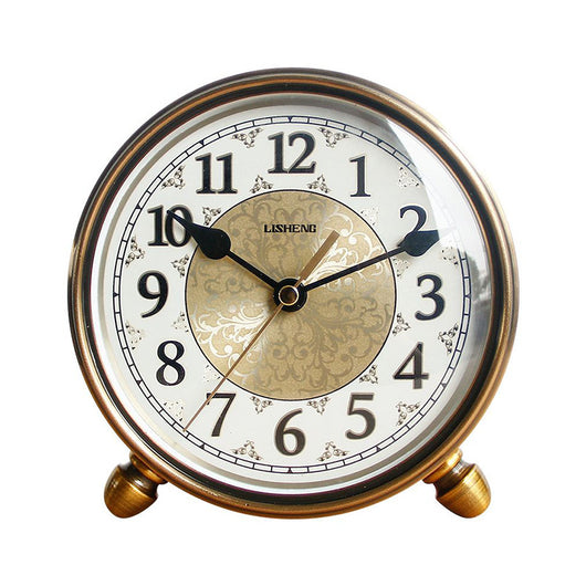 Reloj de Mesa Retro Silencioso Estilo Europeo para Sala - Image 10