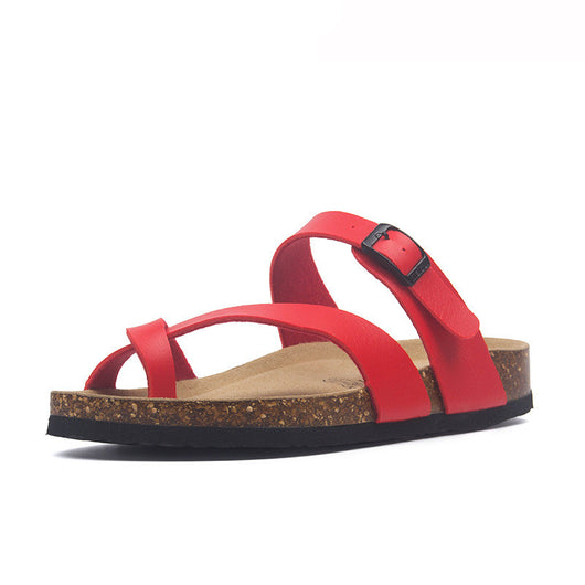 Pantuflas de Corcho Antideslizantes de Suela Plana Unisex - Image 17