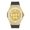 Reloj para Hombre con Banda de Silicona y Cristales Brillantes