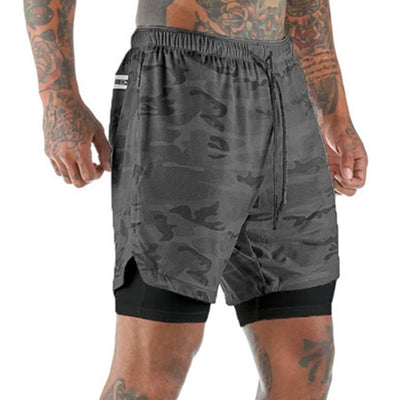 Pantalones Cortos Deportivos Talla Grande con Malla Doble - Para Correr, Gimnasio y Playa - Image 8