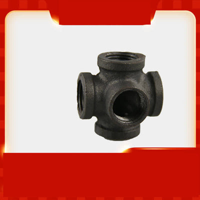 Accesorios de Tubería Fundida Negra Estilo Loft Industrial - Image 2