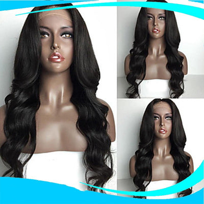 Peluca Frontal de Encaje Cabello Liso Fibra Sintética Premium - Image 10
