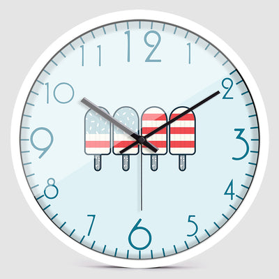 Reloj de Pared Infantil Ballena Azul - Quartz Electrónico para Cuarto de Niños - Image 4