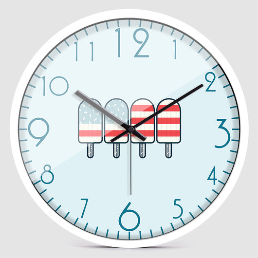 Reloj de Pared Infantil Ballena Azul - Quartz Electrónico para Cuarto de Niños - Image 4