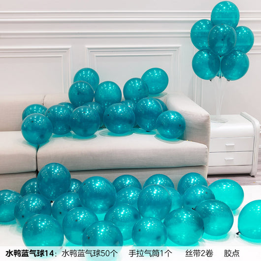 Decoración de Globos Azules para Cumpleaños del Novio - Kit Completo de Fiesta Romántica - Image 17