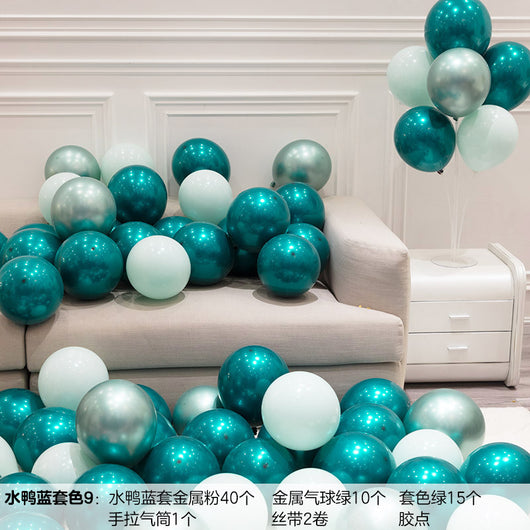 Decoración de Globos Azules para Cumpleaños del Novio - Kit Completo de Fiesta Romántica - Image 16