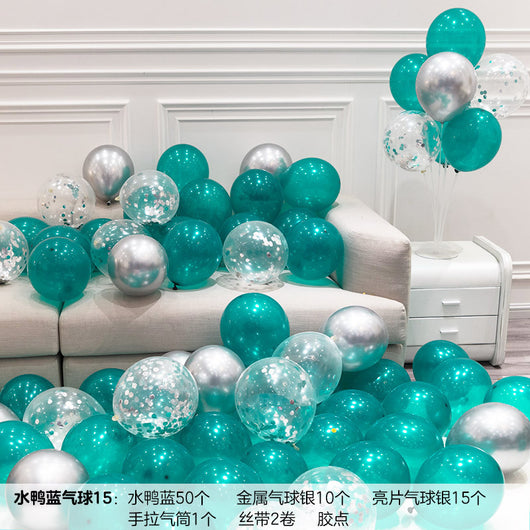 Decoración de Globos Azules para Cumpleaños del Novio - Kit Completo de Fiesta Romántica - Image 21