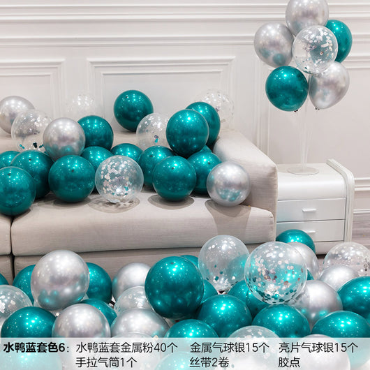 Decoración de Globos Azules para Cumpleaños del Novio - Kit Completo de Fiesta Romántica - Image 19