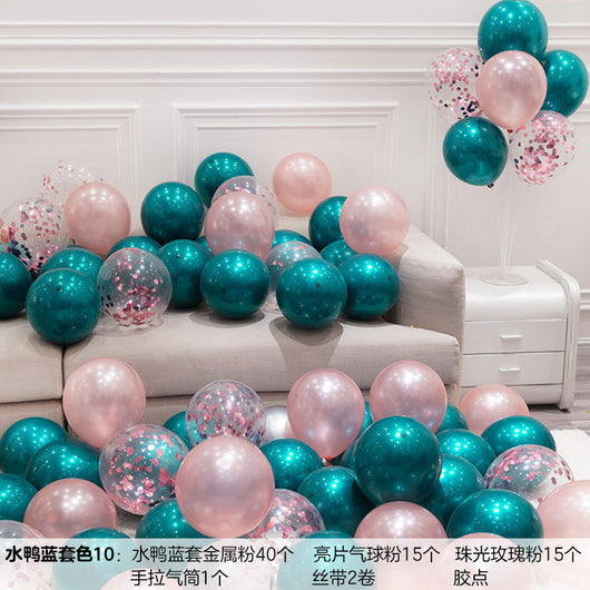 Decoración de Globos Azules para Cumpleaños del Novio - Kit Completo de Fiesta Romántica - Image 25