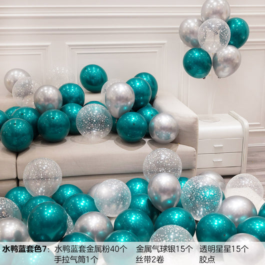 Decoración de Globos Azules para Cumpleaños del Novio - Kit Completo de Fiesta Romántica - Image 27