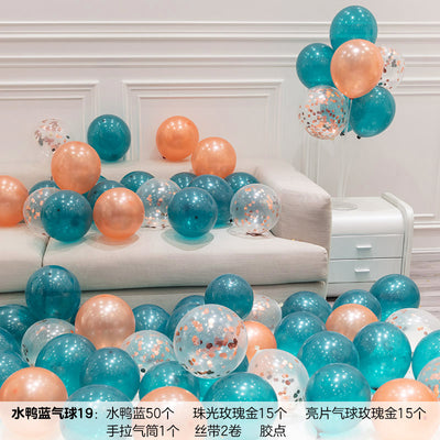 Decoración de Globos Azules para Cumpleaños del Novio - Kit Completo de Fiesta Romántica - Image 28
