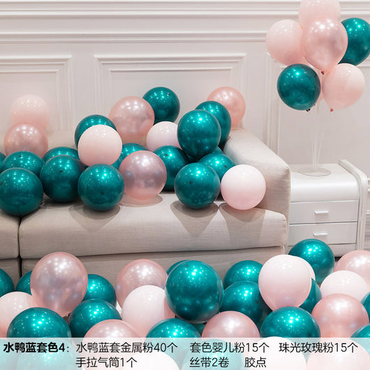 Decoración de Globos Azules para Cumpleaños del Novio - Kit Completo de Fiesta Romántica - Image 30