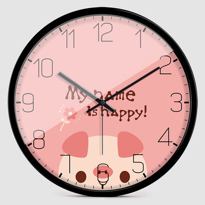 Reloj de Pared Silencioso para Habitación Infantil - Diseño Adorable