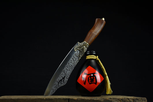 Cuchillo Deshuesador Fire Dragon con Mango de Palisandro - Image 5