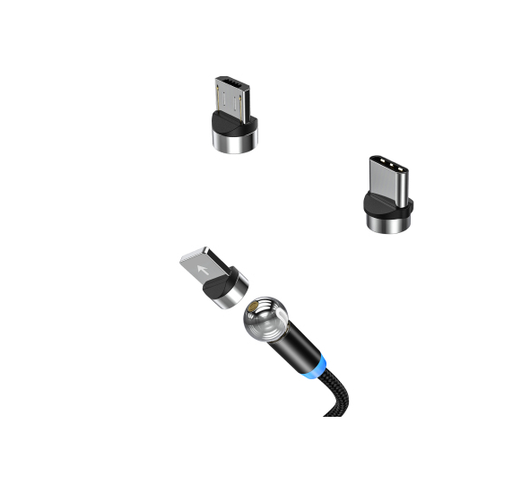 Cable de Carga Magnético 360° - Rotación Total Compatible - Image 12