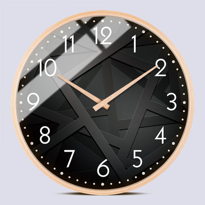 Reloj de Pared Nórdico Minimalista Blanco y Negro con Movimiento Silencioso - Image 19