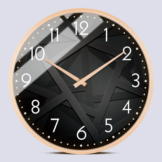 Reloj de Pared Nórdico Minimalista Blanco y Negro con Movimiento Silencioso - Image 19