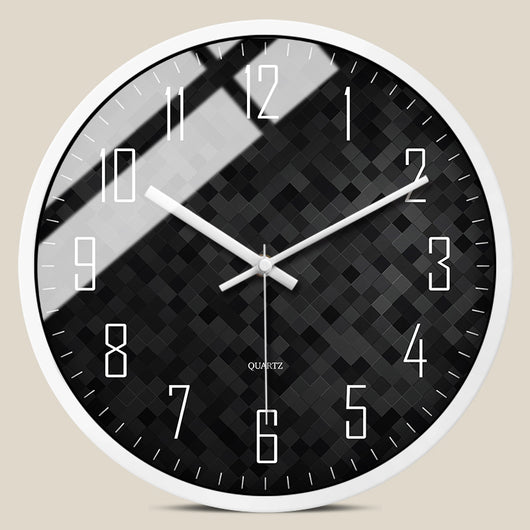 Reloj de Pared Nórdico Minimalista Blanco y Negro con Movimiento Silencioso - Image 18